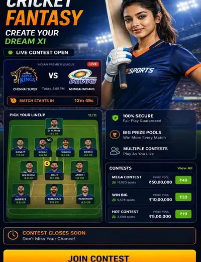 Madhur (madhur matka) fantasy cricket & matchday visual 3
